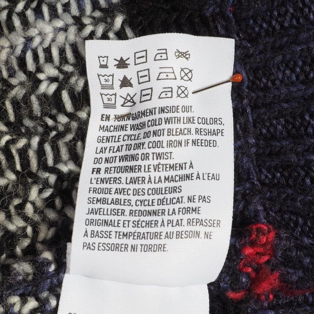 American Eagle Sweater Women XL Aztec Scoop Neck Pullover Long Sleeve - Picture 8 of 10